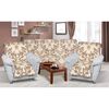 Set Karmela plus 3+1+1 Blume beige1 St. 150 x 200 cm, 2 St. 65 x 150 cm