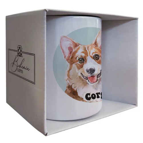 Bohemia Gifts Keramický hrnek - Corgi, 350 ml