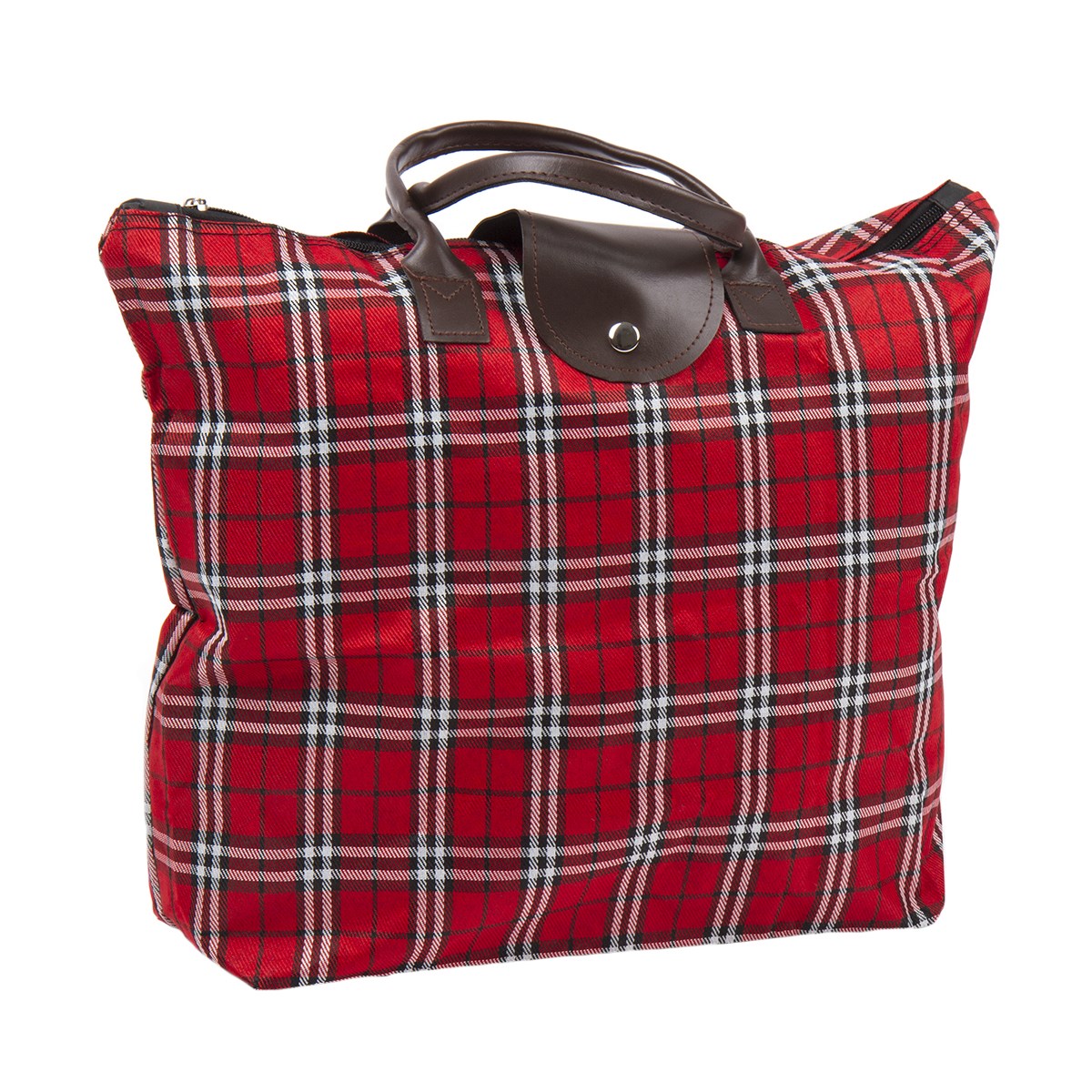 Skladacia taška Kocka, červená