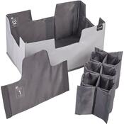 Keeeper Skládací nákupní organizér Neo set XL Graphite 39 l