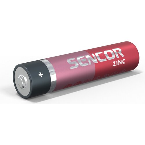Sencor SBA R03 zinkouhlíková batéria AAA, 4 ks