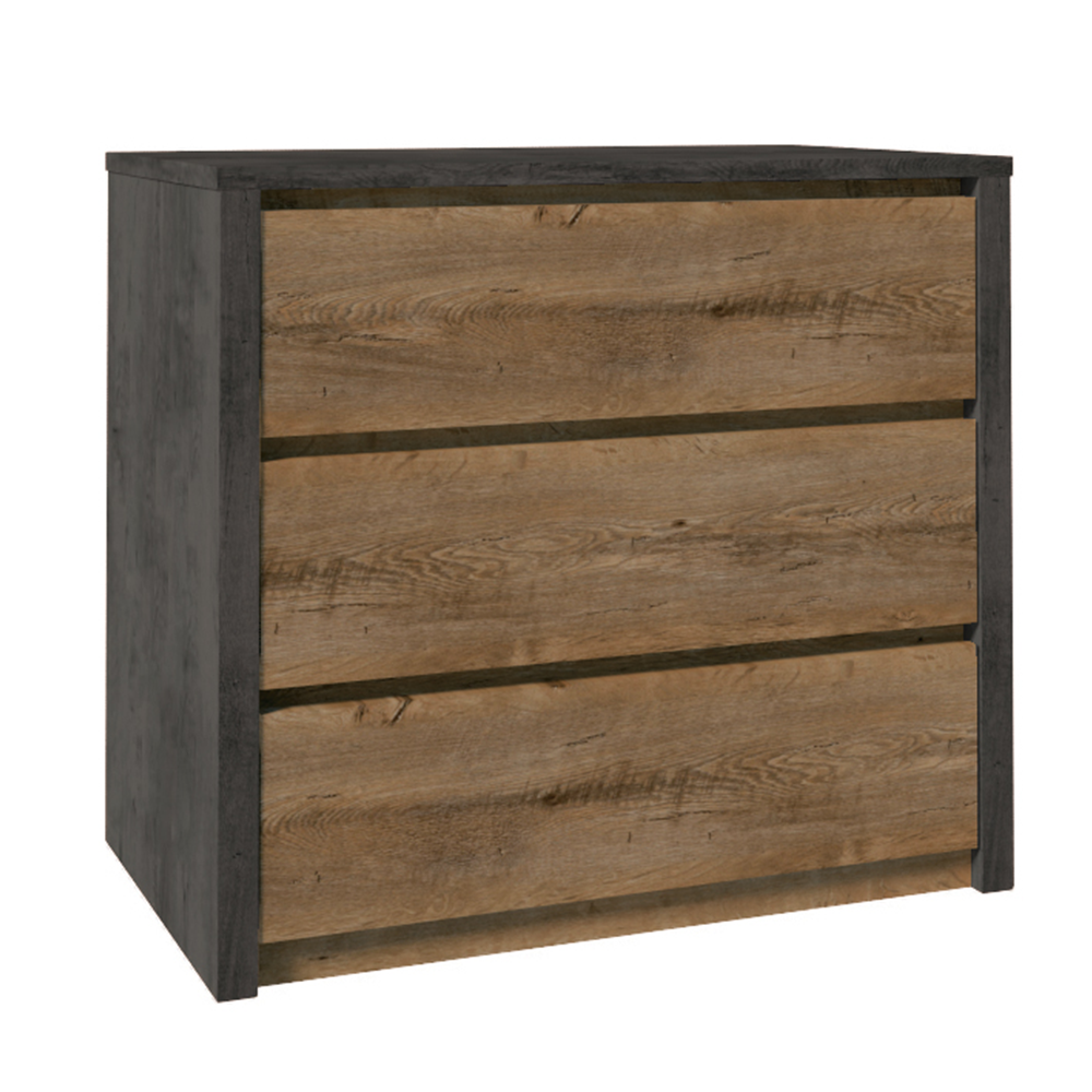 Komoda MONTANA K3S, sivá