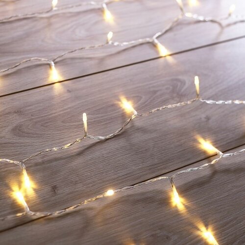 DecoKing Karácsonyi fényfüzér kiegészítő, melegfehér, 200 LED