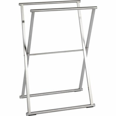 Wenko Suport pliabil pentru prosoape LAVA –argintiu