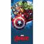 Badetuch Avengers Blau, 70 x 140 cm