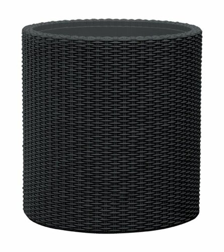 Keter Cylinder M virágcserép, 18 l, antracit