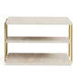 Odkládací stolek Lifon Gold Travertine