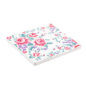 Altom Keramická podtácka Floral , 10 x 10 cm, sada 4 ks