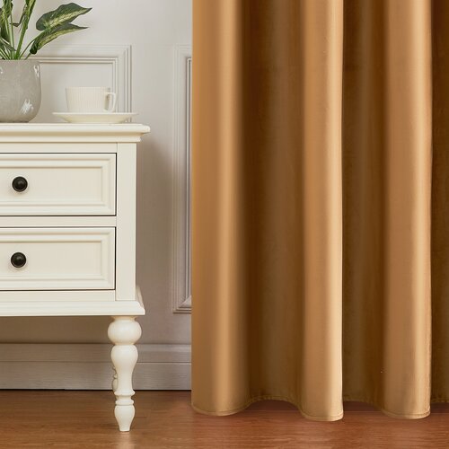 Draperie blackout 4Home Manila maro auriu , 150 x250 cm