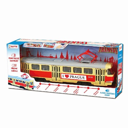 Rappa Tram napoveduje postaje v češkem PRAGU, 28cm