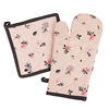 Potholder and trivet Flowers, set of 2