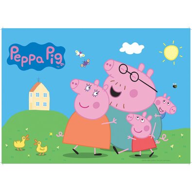 Suport farfurie Peppa Pig pentru copii, 42 x 30 cm