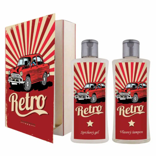 Bohemia Gifts Kozmetická súprava kniha - Retro pre mužov