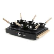 DOMO DO8719W elektrický lívanečník a WOK, 2v1
