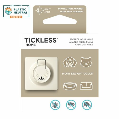 TICKLESS® Home Ultrazvukový odpudzovač kliešťov,bĺch a roztočov pre domácnosť béžovej farby