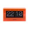 Karlsson 5976OR dizajnové nástenné/stolovépreklápacie hodiny oranžové, 21 cm