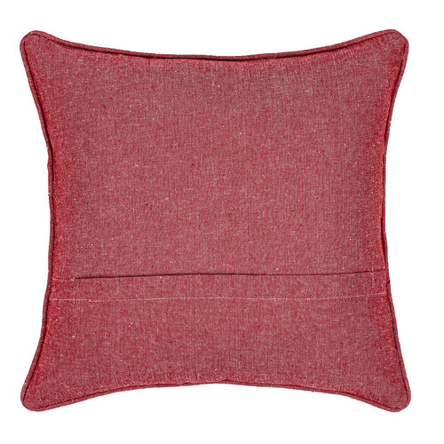 Poszewka na poduszkę Heda beżowy / czerwony, 40 x 40 cm