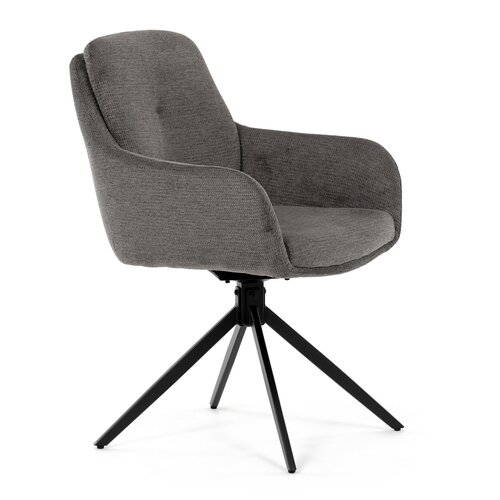 Set de scaune de sufragerie cu mecanism deîntoarcere DCH-P3174 GREY2, 2 buc.