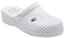 Scholl CLOG BACK GUARD - zdravotné pantofle PROFESIONAL, veľ. 41, biela