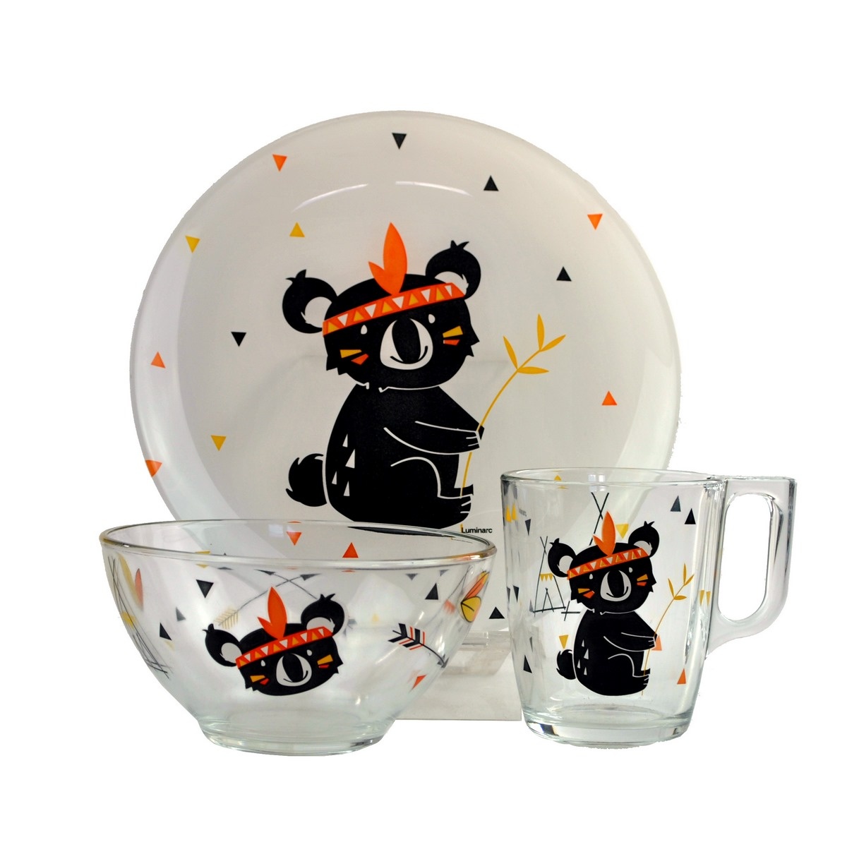 Mäser KOTIPI 3-dielna detská jedálenská súprava Koala