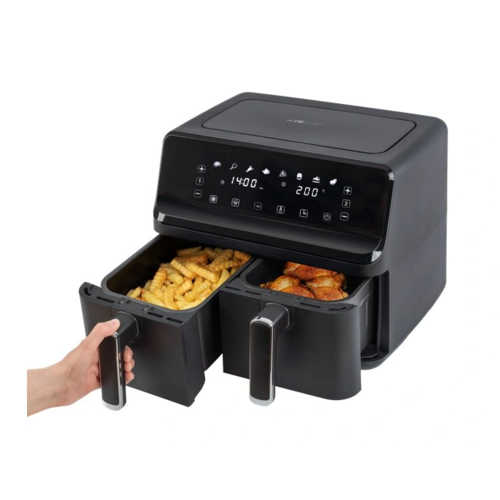 Clatronic FR 3804 H dupla forrólevegős fritőz , 8l