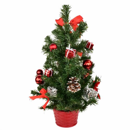 Božično okrašeno drevesce Salemi, 50 cm