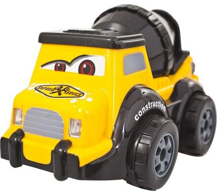 Stavebné auto - Miešačka, Buddy Toys, čierna + žltá