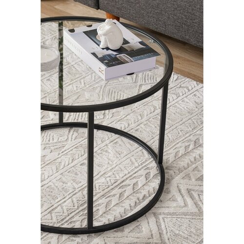 Măsuță de cafea Berlin Black, 60 cm