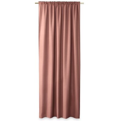 Restilo Zasłona Oxford Pleat różowy, 140 x 250 cm