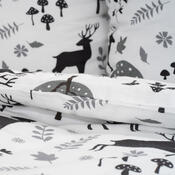 Lenjerie de pat din flanel 4Home Autumn Forest, 220 x 200 cm, 2 buc. 70 x 90 cm