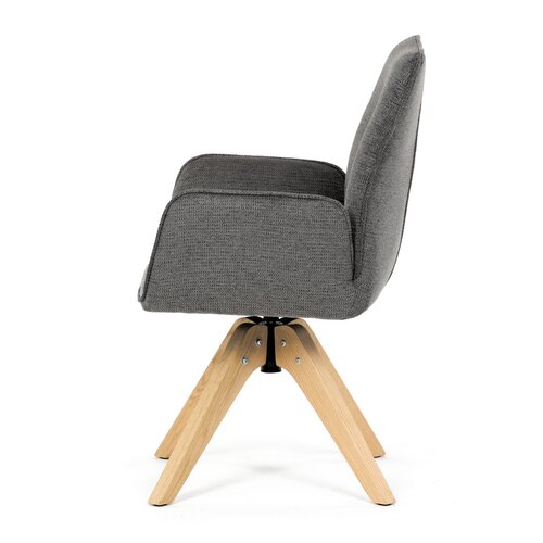 Jídelní židle DCH-C2148 GREY2 s voděodolnou látkou