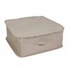Compactor Textilný úložný box na oblečenie a prikrývky so zipsom Sandy 46 x 46 x 20,5 cm