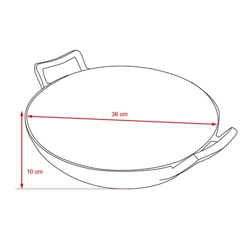 Litinová WOK pánev Culinaria