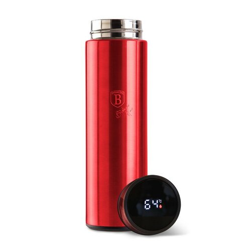 Berlinger Haus Burgundy Metallic Line SMART okos termosz, 450 ml
