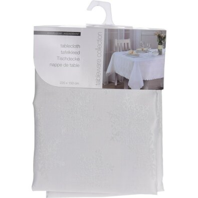 Damast Tischtuch, 150 x 220 cm