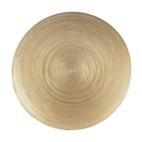 Orion Stekleni servirni krožnik Golden, premer 21cm