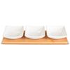 Lamart LT9217 4-tlg. Servierschalen-Set Bamboo, 26 x 8 cm