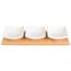 Lamart LT9217 4-delni servirni set skodelicBamboo, 26 x 8 cm