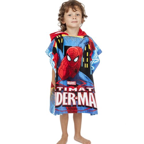 Detské pončo Spiderman, 60 x 120 cm