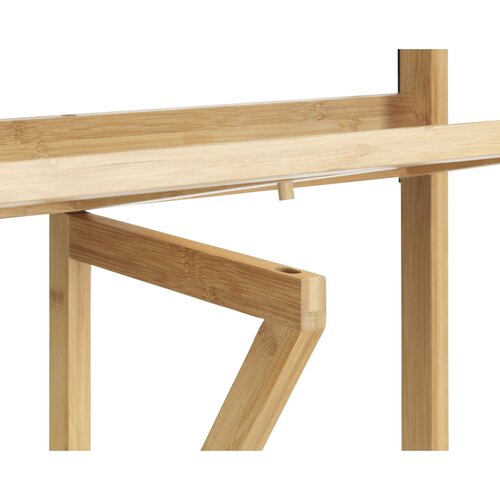 Wenko Măsuță suspendată pentru balcon din bambusWaikiki, 64 × 44 × 65 cm