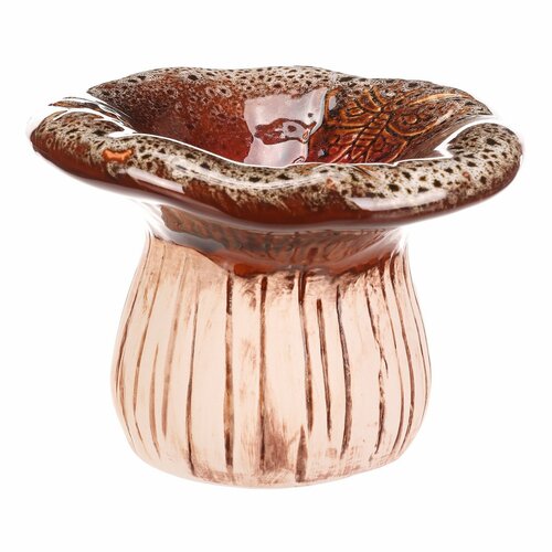 Ceramiczna miska do picia Mushroom, 17 x 12 x 17cm, ceramika