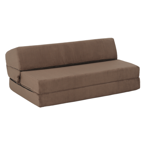 Skládací křeslo/matrace VEDIS, světle hnědá