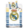 Bavlněné povlečení Real Madrid Stripes, 140 x 200 cm, 70 x 80 cm