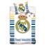 Bavlněné povlečení Real Madrid Stripes, 140 x 200 cm, 70 x 80 cm