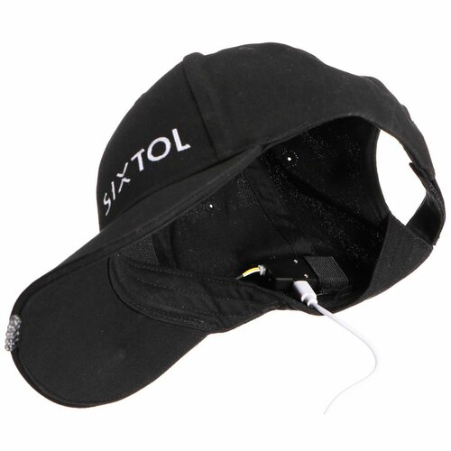 Șapcă cu lanternă LED Sixtol  B-CAP 25lm, USB, uni, negru
