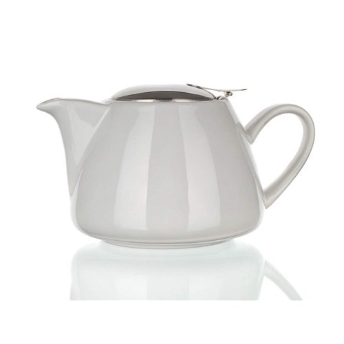 Ceainic cu capac și filtru Banquet Bonnet, alb