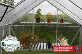 Skleník VITAVIA VENUS 6200 PC 4 mm strieborný