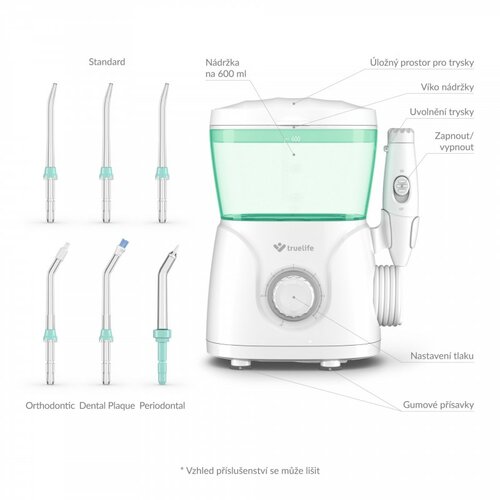 TrueLife interdentális zuhany AquaFloss StationS600