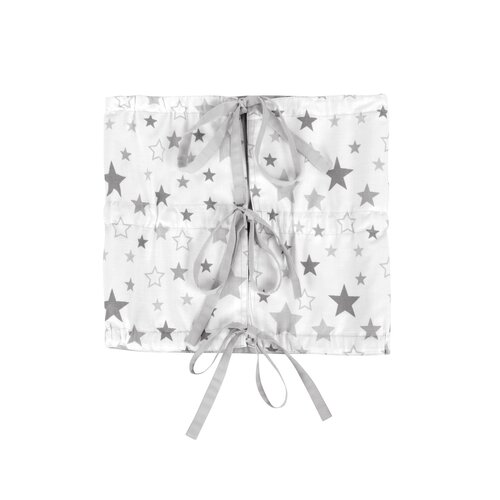 Bellatex Rożek dziecięcy Gwiazdy szary, 75 x 75 cm