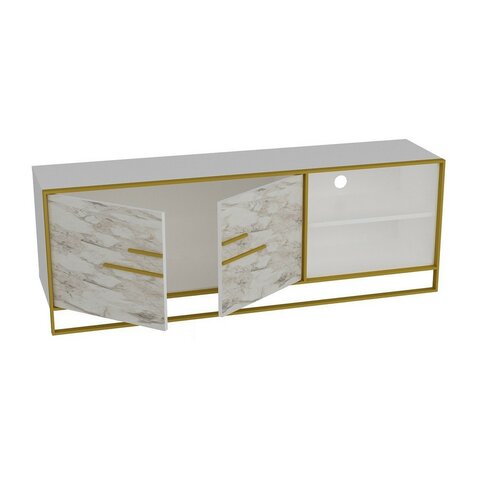 Stolik pod telewizor Polka White